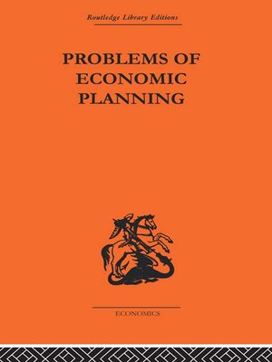 cover image of Politics of Economic Planning